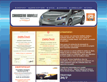 Tablet Screenshot of carrosserienouvelle-epalinges.ch